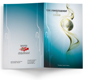 conception creation brochure marrakech maroc