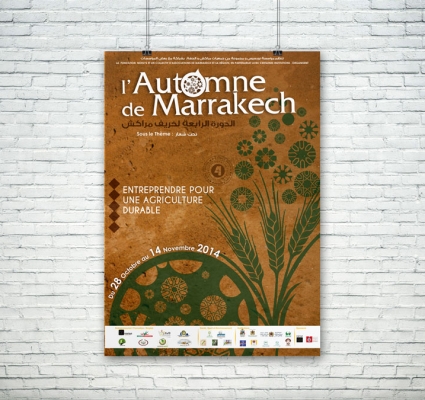 Travaux de conception de l’evenement L’automne de Marrakech