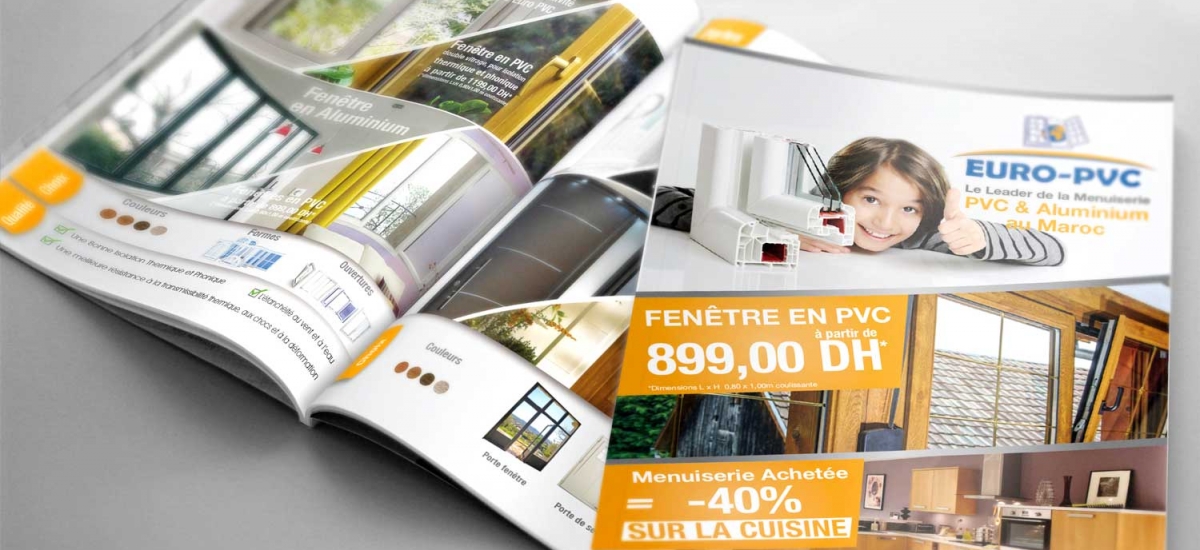 Conception catalogue Marrakech Maroc