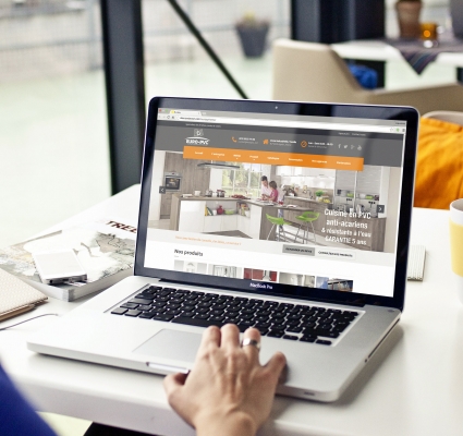Création site web de EURO PVC Agadir